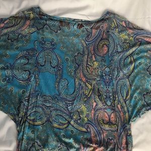 Paisley cut out back top
